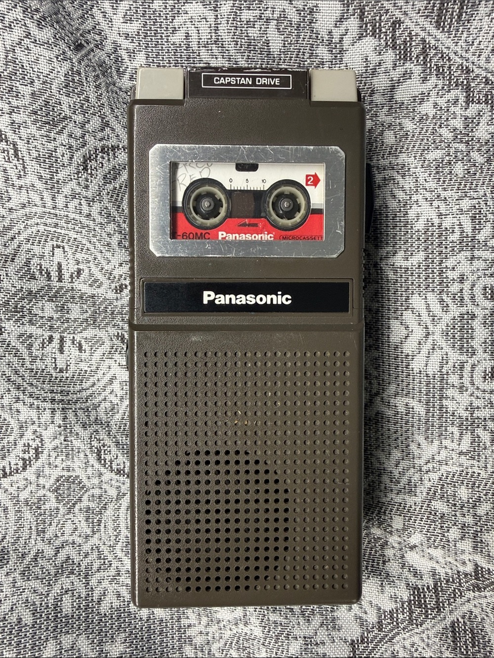 Panasonic - RN - 163 - Brown Portable Microcassette Recorder